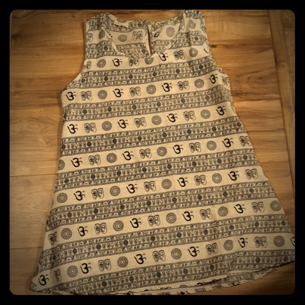 Lakhays OM sheer organic dress/Swim Cover. M/L